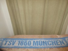 TSV 1860 München Original Fan Schal "TSV 1860 MÜNCHEN" + SIGNIERT TOP