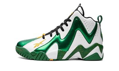 Men Reebok Hurrikaze II Basketball Shoes Green White GZ1566 Shawn