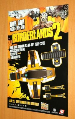 Borderlands 2 / Tekken Tag Tournament 2 PS3 Xbox 360 Promo Poster