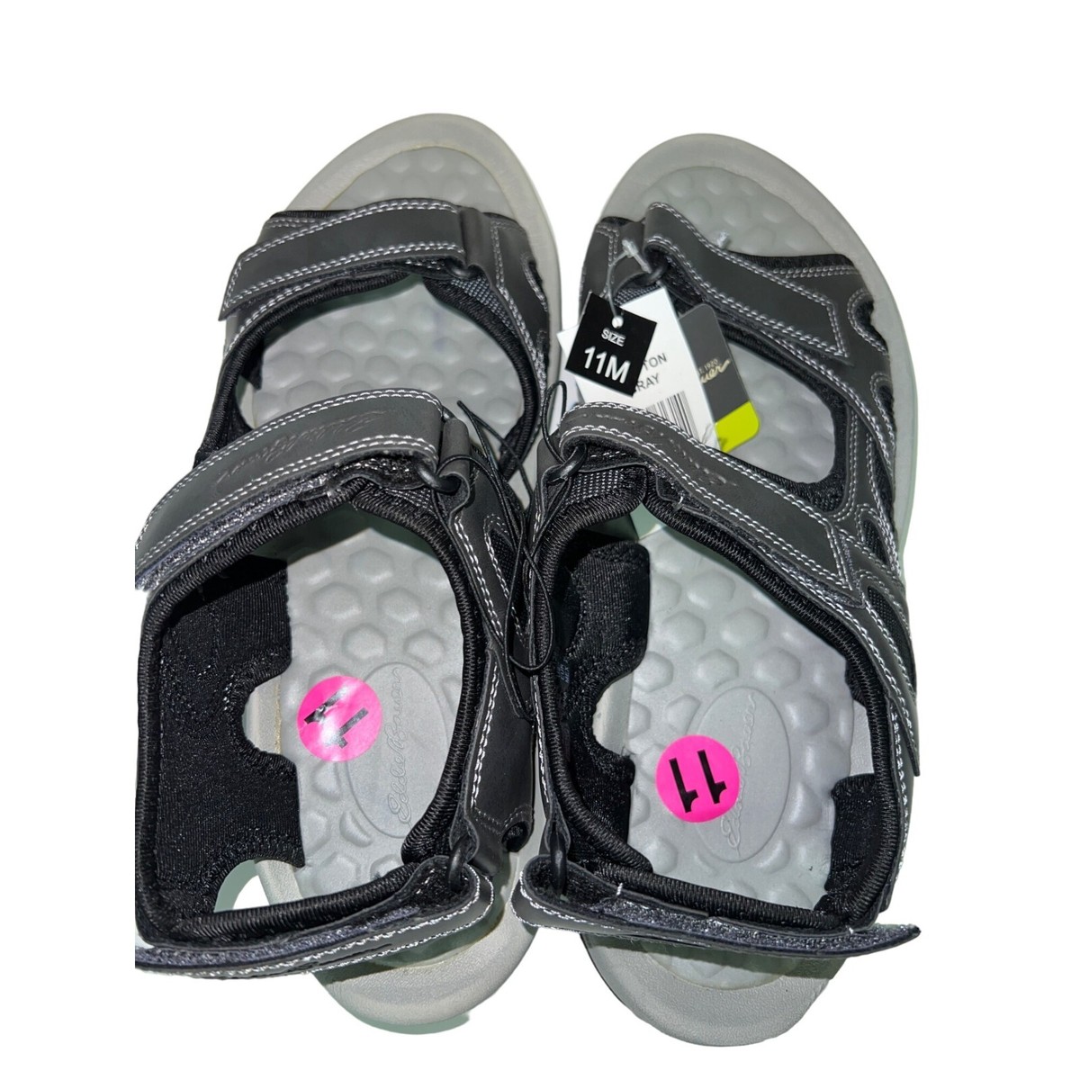 NEW! Eddie Bauer Grafton Hiking Sandal Adjustable Grey Black Men\'s Size 11 Men main image 4