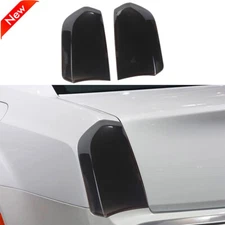 Blackened Tail Light Lamp Cover Guard Trim for 2015-21 Chrysler 300 Accessories