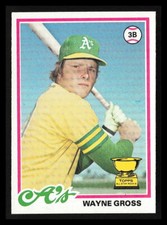 Wayne Gross 1978 Topps #139  Oakland Athletics