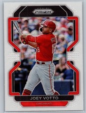 2022 Panini Prizm #268 Joey Votto White Wave Prizm