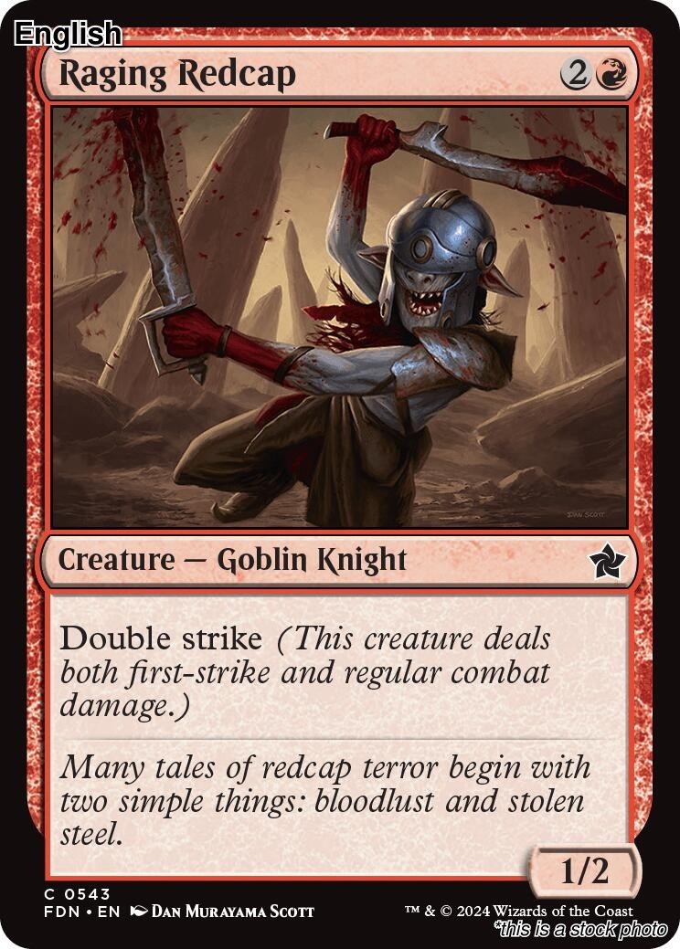 MTG Raging Redcap [FDN - 543] LP