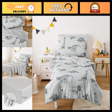 Dinosaur Toddler Bedding Set - 4 Piece Soft Crib Set with Comforter, Sheets Pi