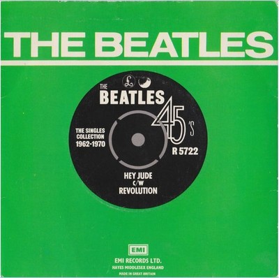 Beatles - Hey Jude c/w Revolution - Used Vinyl Record 7 - G12170z
