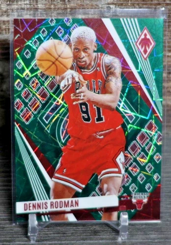 2023 Panini Phoenix Basketball Green Ice Dennis Rodman #142