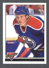Gold 1993-94 Topps Premier Kirk Maltby #290 RC Edmonton Oilers Hockey NHL Card