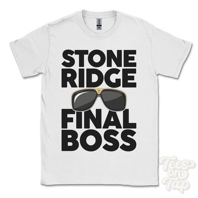 STONE RIDGE FINAL BOSS T-SHIRT lustiges Weihnachtsgeschenk Saltburn-by-the-sea Redcar