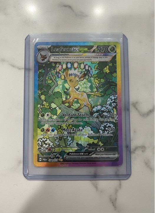 Leafeon ex 144/131 Prismatic Evolutions Special Illustration Rare NM