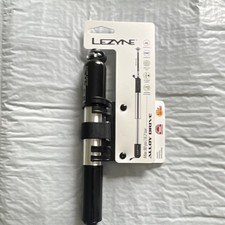 Lezyne Alloy Drive M Mini Bicycle Pump Black Aluminum Presta 132g 90psi ABS Hose