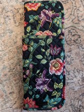 Vera Bradley Curling  Flat Iron Cover Cloud Vines Floral Multi