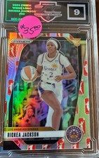 Rickea Jackson 2024 Panini WNBA Prizm #60 Logo Rookie RC ECC 9 Mint