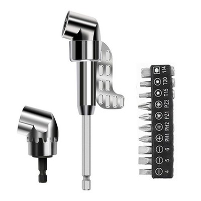 105° Angle Wrench Attachment Adapter Corner Tool Screw Hubs with Multifunction