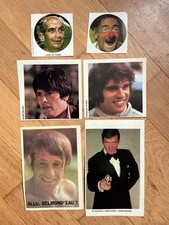 JOURNAL DE TINTIN - LOT D’AUTOCOLLANTS MOORE BELMONDO DELON CEVERT DE FUNES…