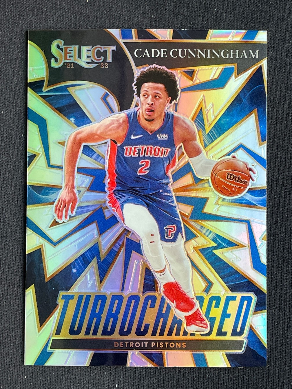 Cade Cunningham 2021-22 Panini Select Turbocharged Silver RC #6