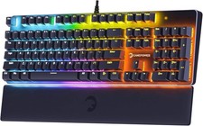 GAMEPOWER Ogre Mechanische Gaming Tastatur Blue Switches RGB 104 Tasten Schwarz
