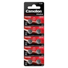10 Camelion Lr1142 Alkaline Batteries Lr43 Ag12 1.5V 386 10Bl NEW
