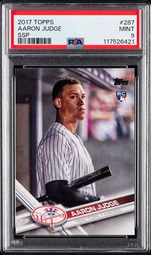 Aaron Judge [Bat Under Arm] #287 2017 Topps card