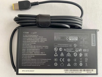 Original Lenovo SLIM 170W 20V AC Adapter ADL170SDC2A/ADL170SCC2A 02DL137