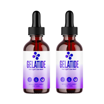 (2-Pack) Gelatide Drops - Gelatide Official Natural Weight Loss Support Drops