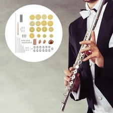 Professional Flute Care Set With Cleaning Rod Tuning Screwdriver And Cloth