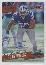 2017 Prestige Xtra Points Gold Signatures 22/50 Jordan Willis Rookie Auto RC 0c2