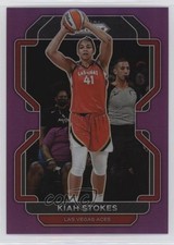 2022 Panini Prizm WNBA Purple Prizm 43/99 Kiah Stokes #108 12v9