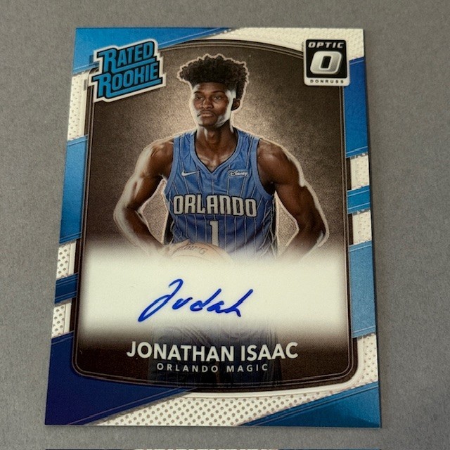 Jonathan Isaac Auto Rookie RC 2017-18 Donruss Optic Rated sp Signature Autograph