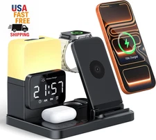 6-In-1 Wireless Charging Station, Charger Stand for Apple Multiple Devices, for