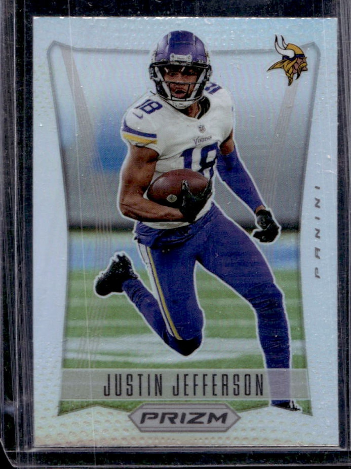 2022 Prizm Justin Jefferson Flashback Prizm Silver #PF-10 Vikings