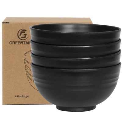 Greentainer unzerbrechliche große Müslischalen 24 Unzen Kunststoff leichte Schüssel Se...