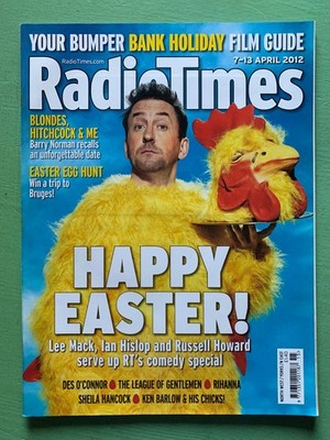 RADIO TIMES 07-April-2012 LEE MACK Russell Howard Sheila Hancock Duncan Goodhew