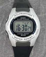 Casio W-42H Illuminator Digital Alarm Chronograph Men's Watch 39mm