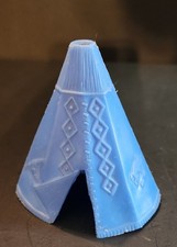 Marx Revolutionary War Playset Indian Tepee Native American TeePee BLUE