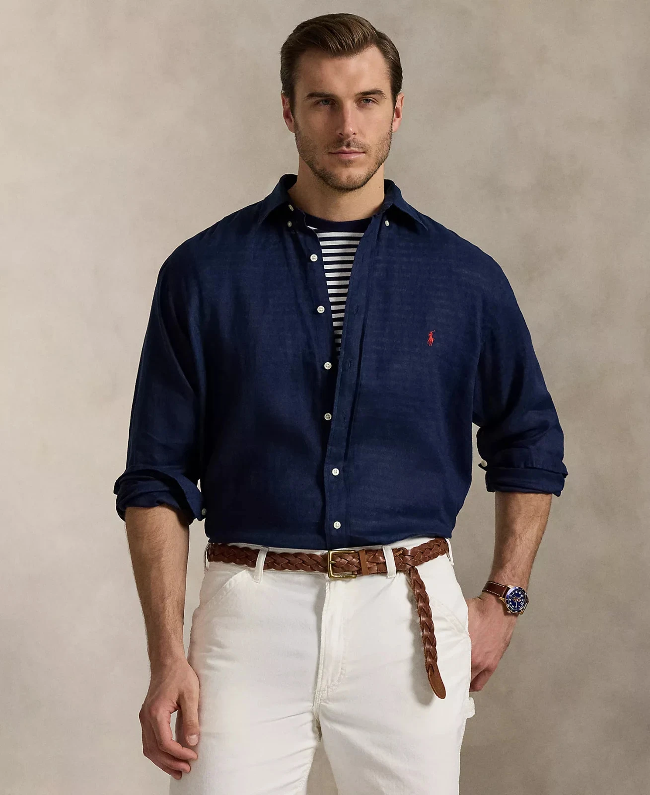 Size S M L XL $145 Polo Ralph Lauren Slim Fit Linen Men’s Long Sleeve Shirt
Opens in a new window or