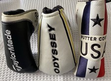 Putter Headcover Bundle. Used Good Condition Biggest Call Out Is Peeling On TM