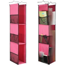 1 PC Hanging Locker Shelves Includes 3 Layer Shelf Hanging Locker and 2 Shelf...