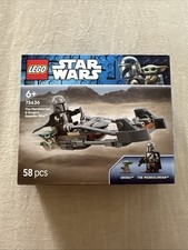 LEGO Star Wars 75436 Le Speeder Bike du Mandalorien et Grogu - Jouet 6 ans - Idé