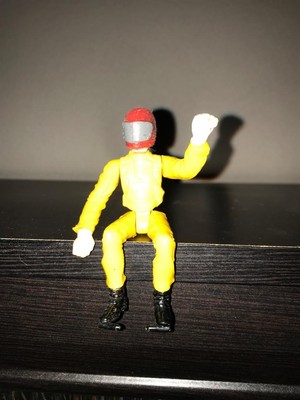 Vintage Kenner Turbo-O Flash Motorcycle Rider - Plastic (1973)