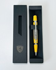Lamborghini Ballpoint Pen Yellow Metal Luxury Writing Pen Gift Boxed