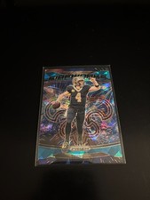 Derek Carr 2024 Panini Prizm Fireworks Blue Ice Prizm /99 Saints 11