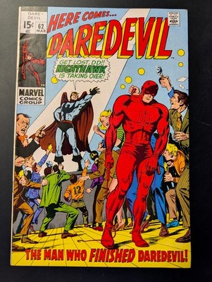 Daredevil #62, Marvel Comics, 1970.