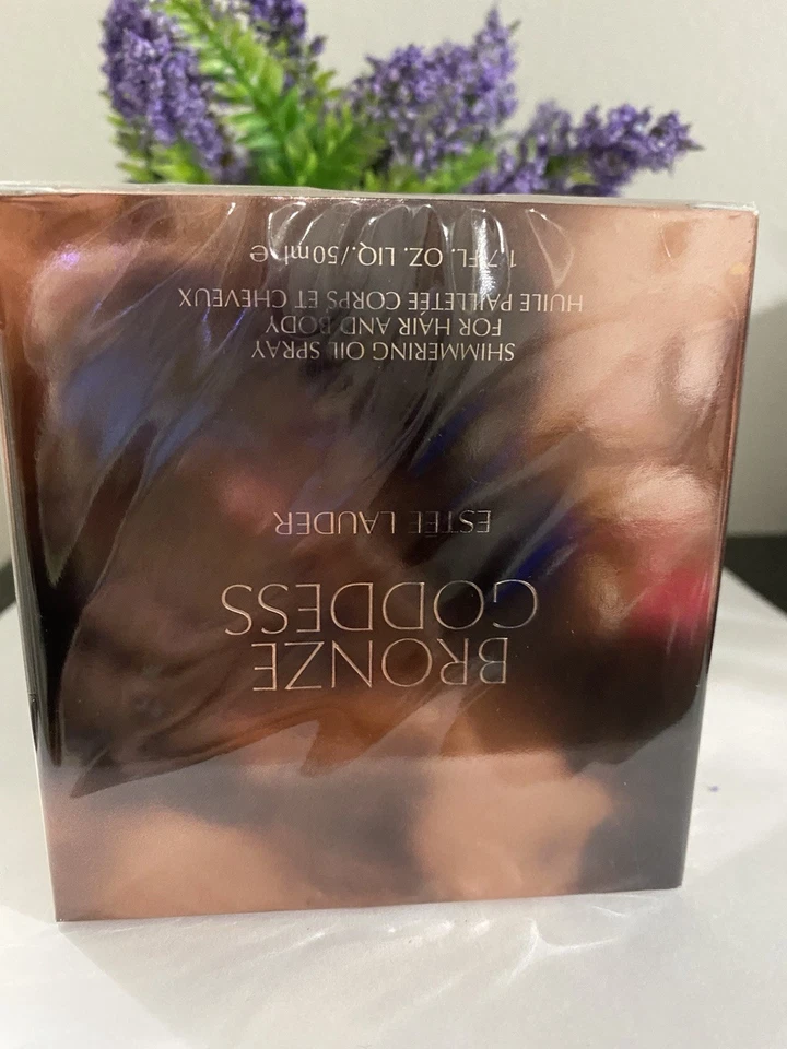 Spray de aceite brillante para cabello y cuerpo Estee Lauder Bronze Goddess, 1,7 OZ, sello Foto 3 de 4