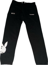 Playboy by PacSun Black Jogger Pants M Men's Activewear Drawstring