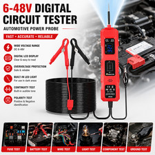 6-48v Digital Circuit Tester Automotive Power Probe With Lcd Car Diagnostic Tool 6-48v Digital Circuit Tester Automotive Power Probe With Lcd Car Diagnostic Tool