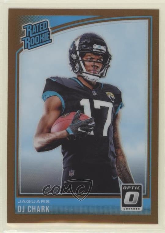2018 Donruss Optic Rated Rookie Bronze Prizm DJ Chark Jr #165 0b3