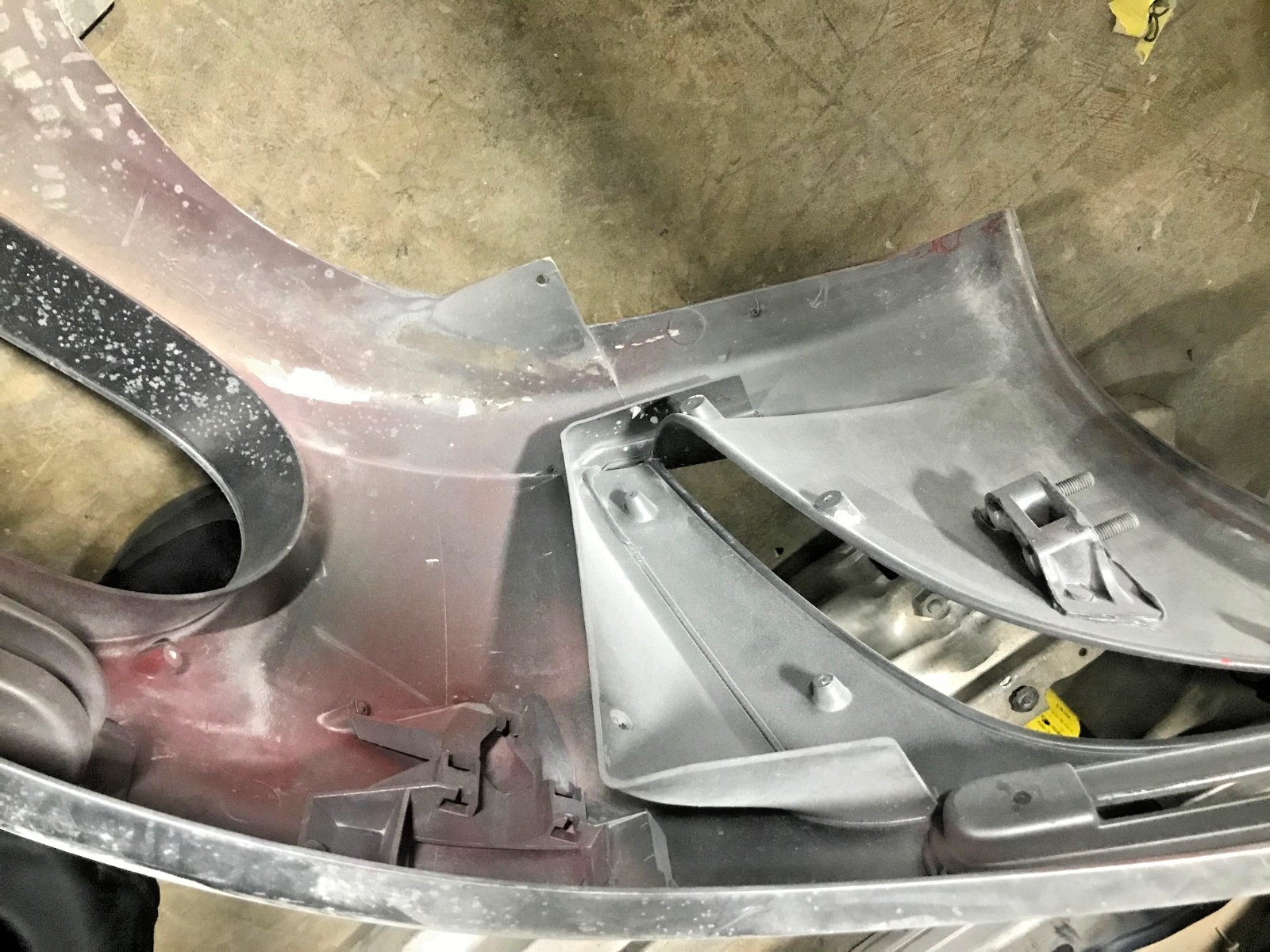 OEM Ferrari F430 Front Bumper Cover Fascia Gray Silver 83111210 Core