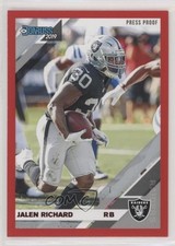 2019 Panini Donruss Press Proof Red Jalen Richard #198 0c2