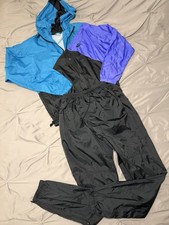 VTG 90s Nike Windbreaker Tracksuit Set Y2K Retro Colorblock Jacket/ Pants Size M